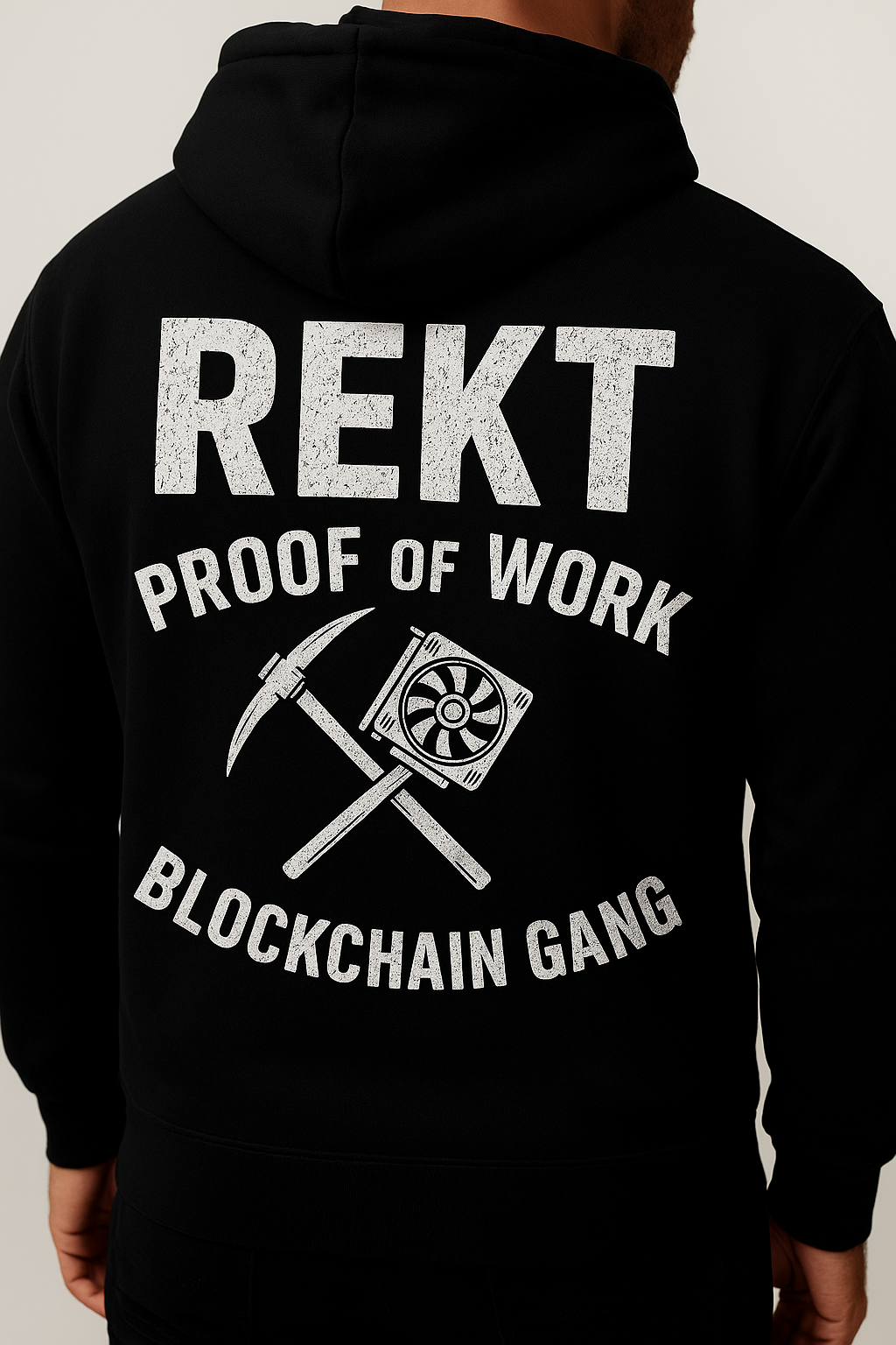 REKT Proof of Work Hoodie