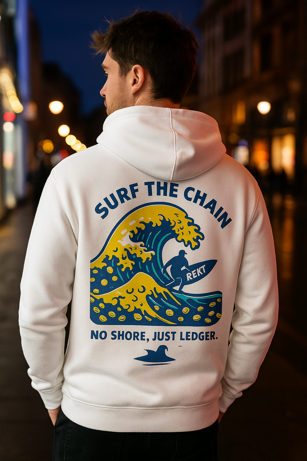 Surf the chain hoodie